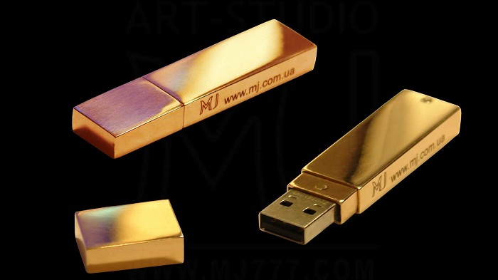 24K Altın USB Bellek