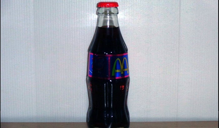 1993 Meksika Acapulco McDonald's Coca Cola Şişesi