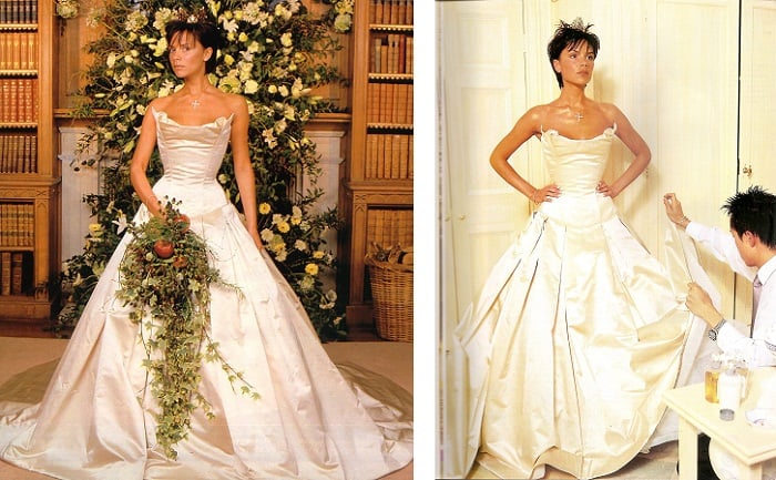Vera Wang – Victoia Beckham Gelinliği