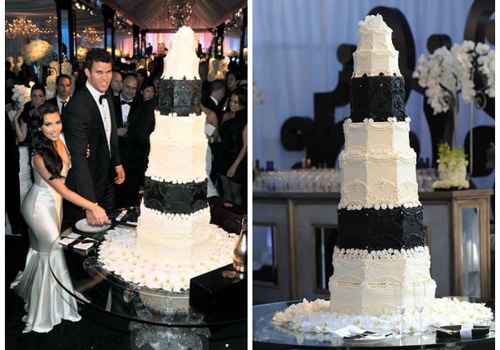 Kim Kardashian ve Kris Humphries'ın Düğün Pastası