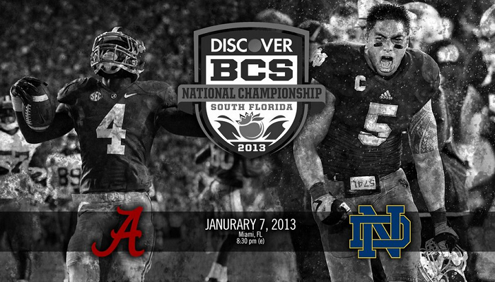 2012 BCS Ulusal Şampiyonası Notre Dame&Alabama - Kolej Futbolu