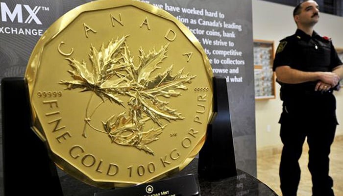 1 Milyon Dolarlık Altın Kanada Akçaağaç Yaprağı Figürlü Para