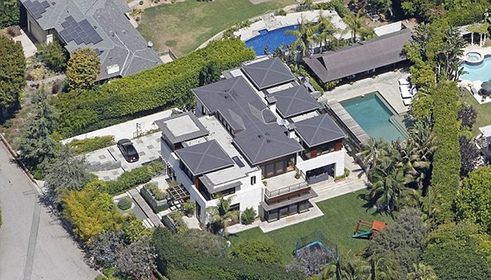 Matt Damon - Pacific Palisades Evi