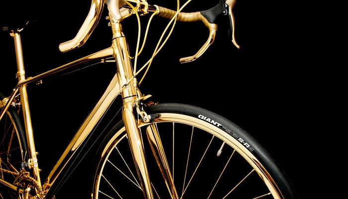 Goldgenie 24 Ayar Altın Kaplama Bisiklet