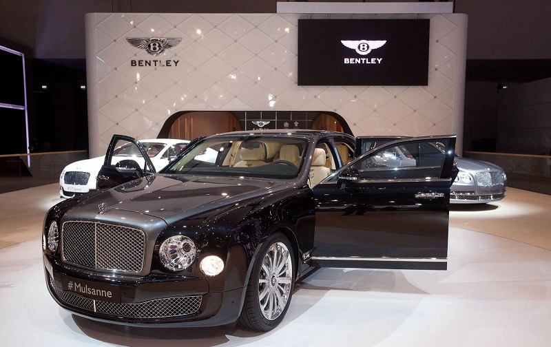 Bentley Mulsanne modeli üretimi.