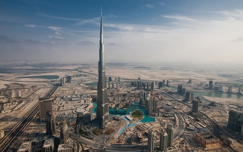 Dubai’deki Burç Halife binası Samsung’un inşaat bölümü tarafından inşa edildi.
