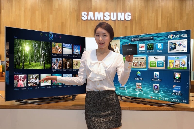 Televizyon piyasasına hükmeden şirket Samsung’dur.