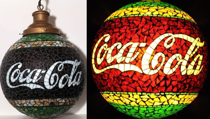 Coca Cola Early Glass Globe