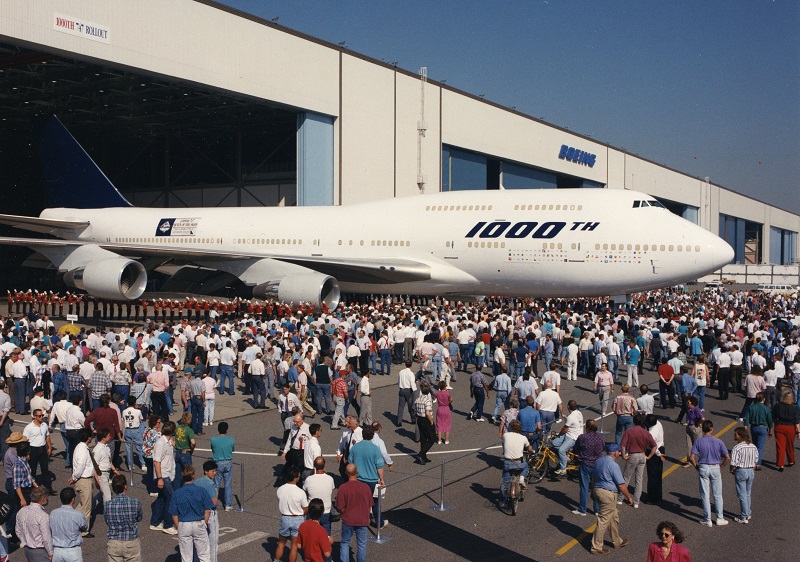 Boeing 747 ile seyahat etmiş toplam yolcu sayısı