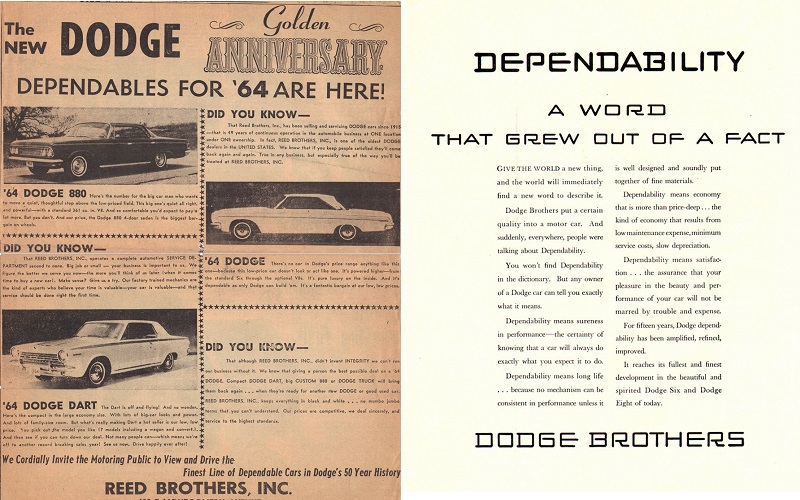 Dodge “dependability” kelimesinin yaratıcısı mı?