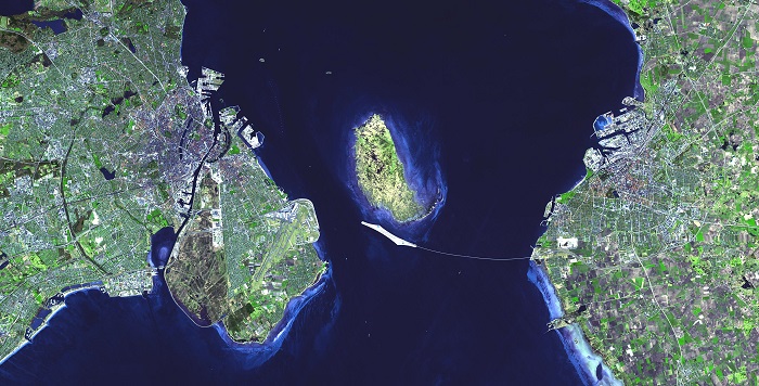 Öresund Köprüsü Uydu Görüntüsü