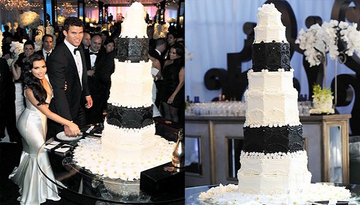 Kim Kardashian ve Kris Humphries'in Düğün Pastası