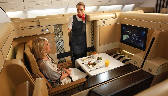 Emirates Airline First Class Kabin