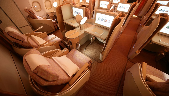 Etihad Airways (Diamond) First Class Kabin