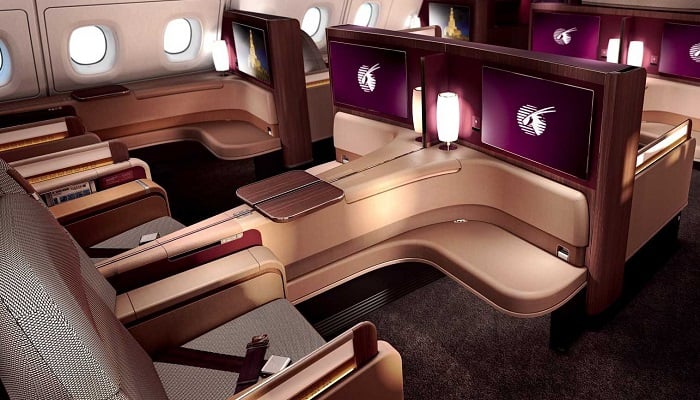 Katar Airways First Class Kabin
