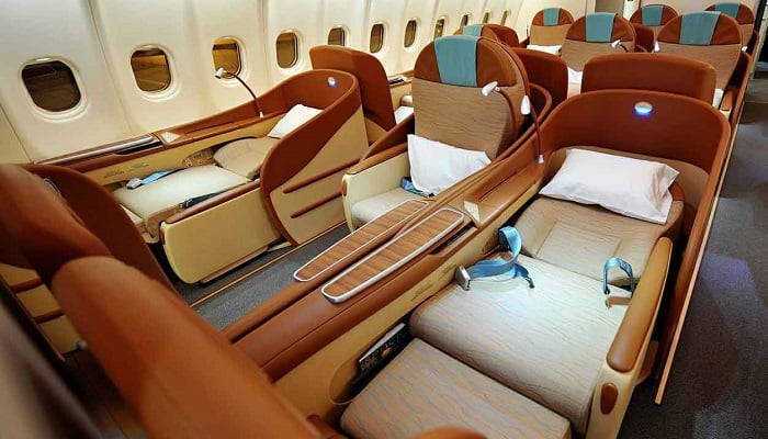 Oman Air First Class Kabin