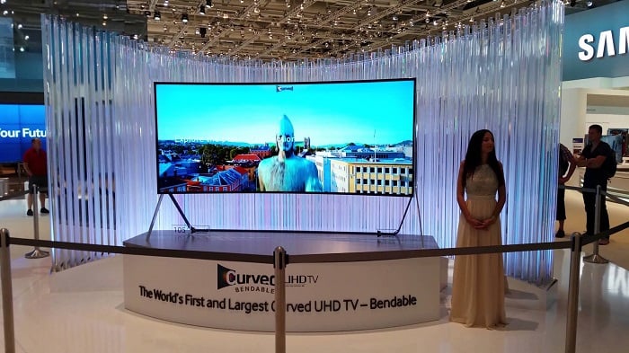 Samsung UN105S9 Curved 105-Inch 4K Ultra HD 120Hz 3D Smart Led TV