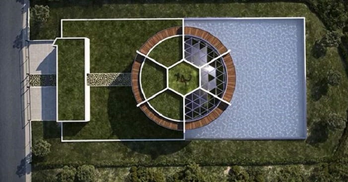 Ball-Shaped House - Barselona/Messi