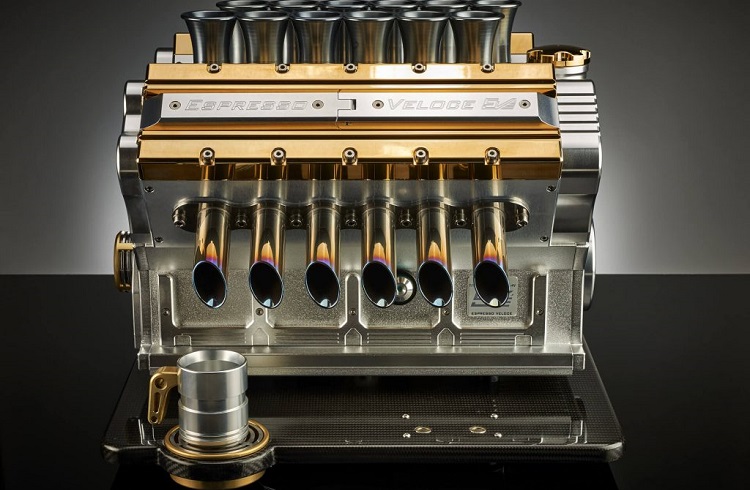 Grand Prix Motorundan Dünyanın En Lüks Kahve Makinesine: “Espresso Veloce Aurum 18ct”