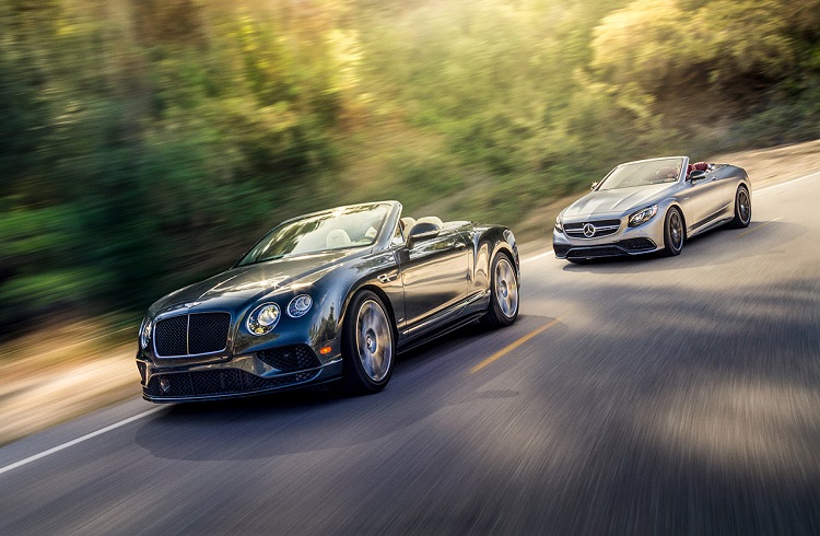 Krallar Karşılaşıyor: “Bentley Continental Convertible GT V8 S ve Mercedes S63 AMG Cabriolet”