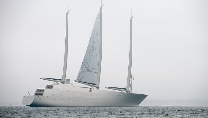 Dykstra Naval Architects ve Magma Structures - Sailing Yacht A