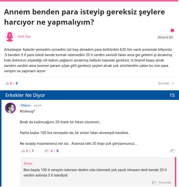 Nankörlük Etme Evladım!