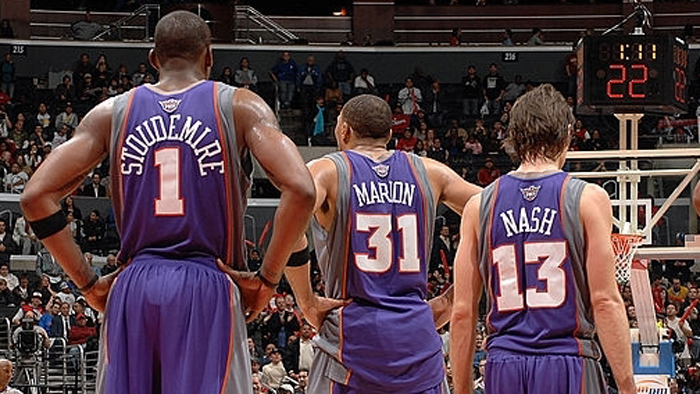 Steve Nash – Shawn Marion – Amar'e Stoudemire (Phoenix Suns)