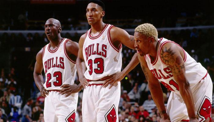 Michael Jordan-Scottie Pippen-Dennis Rodman (Chicago Bulls)