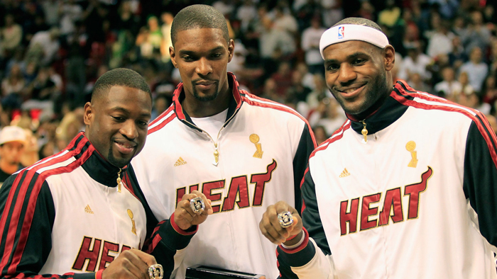 LeBron James – Dwyane Wade – Chris Bosh (Miami Heat)