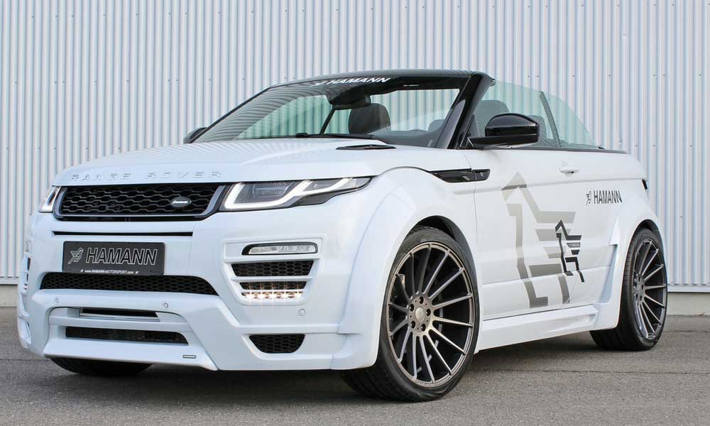 2017 Yeni Range Rover Hamann Evoque Convertible: Cenevre Fuarı'nın Beyaz Terminatörü