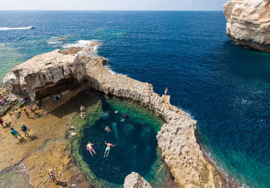 Blue Hole Dwejra Gozo Malta