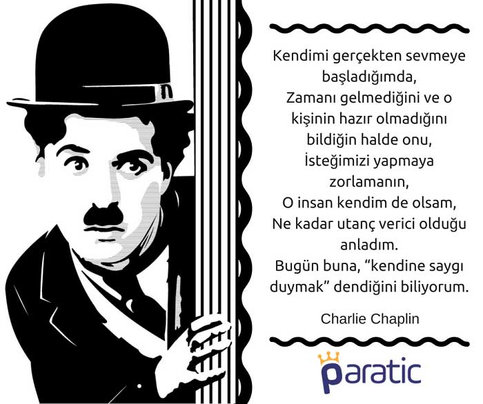 Charlie Chaplin Şiiri Kendine Saygı Duymak