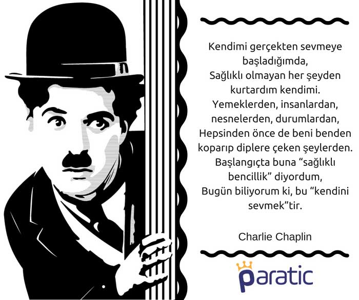 Charlie Chaplin Şiiri Kendini Sevmek