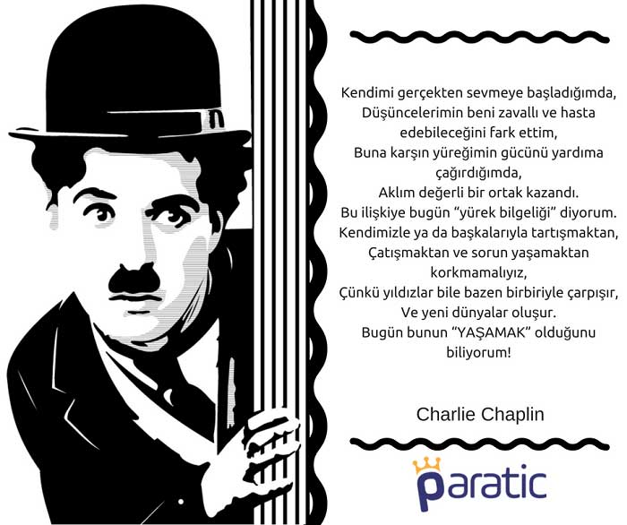 Charlie Chaplin Şiiri Yürek Bilgeliği ve Yaşamak