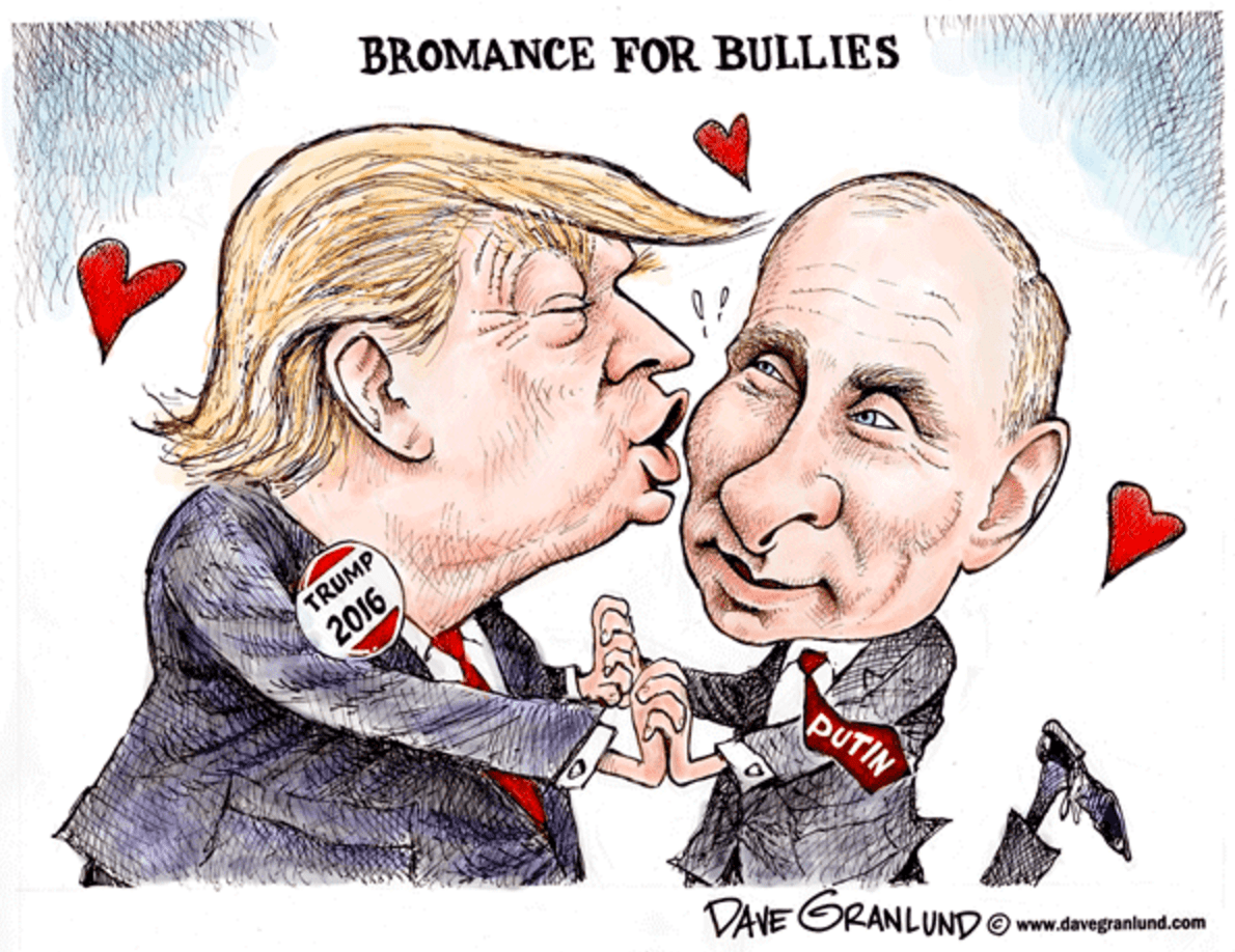 Donald Trump Ve Vladimir Putin Yakinlasmasi Donald Trump Karikaturleri