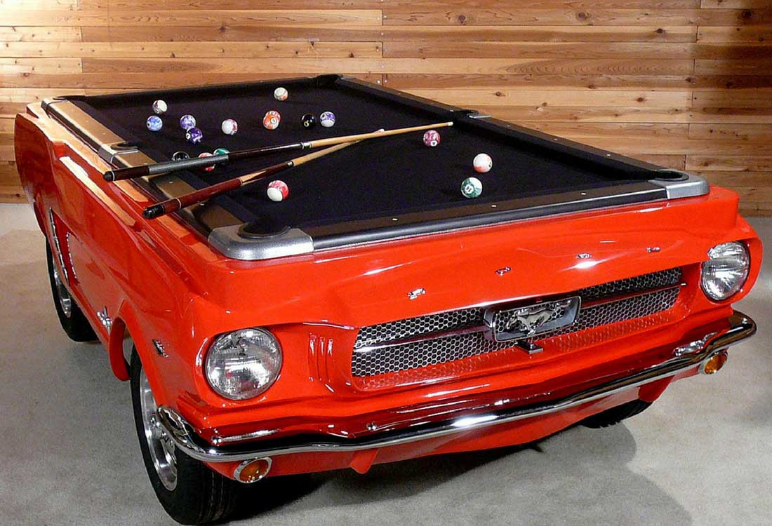 Ford Mustang Fotograflari Ilk Uretiminden Son Uretimine Kadar Tarihsel Liste 1964 Mustang Bilardo Masasi
