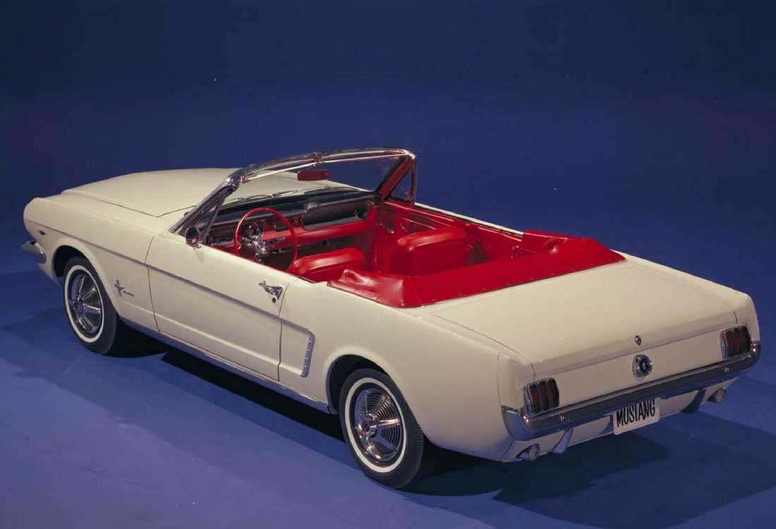 Ford Mustang Fotograflari Ilk Uretiminden Son Uretimine Kadar Tarihsel Liste 1964 Mustang Convertible