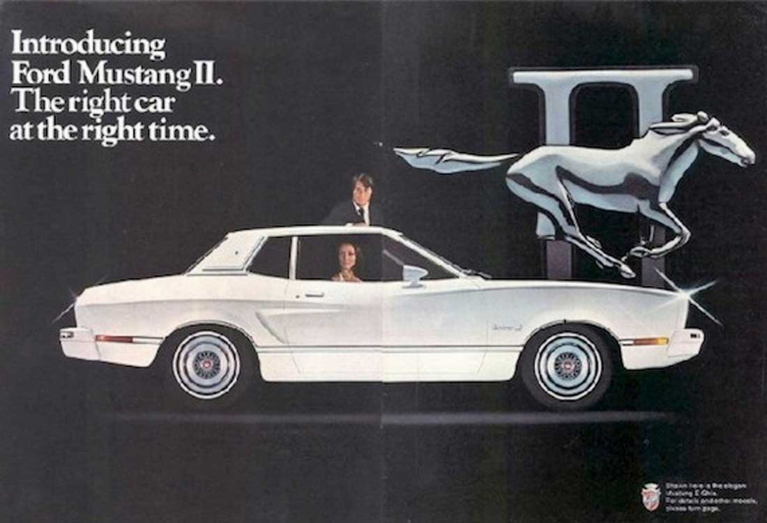 Ford Mustang Fotograflari Ilk Uretiminden Son Uretimine Kadar Tarihsel Liste 1974 1978 Reklam Tanitim