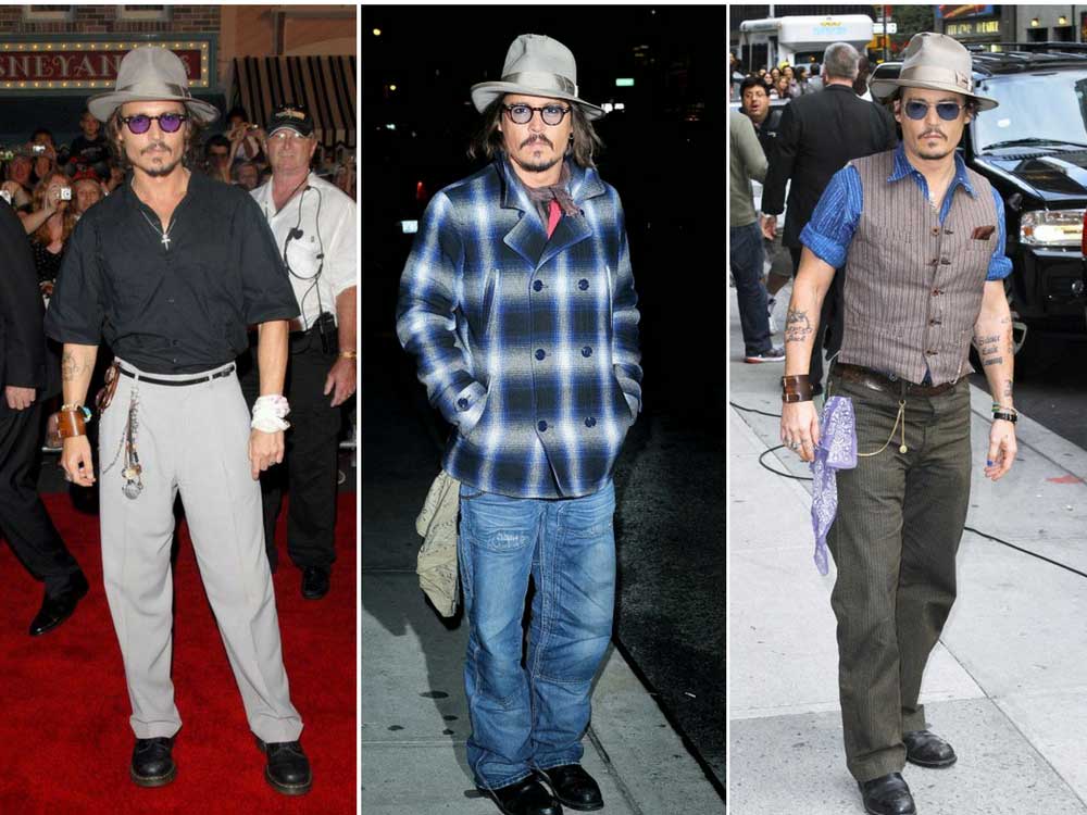 Johnny Depp Unlu Stil Ikonlari