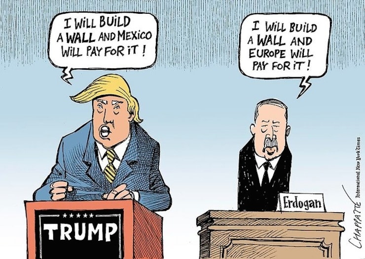 New York Times Karikaturist Trump Ile Erdogani Cizdi Donald Trump Karikaturleri