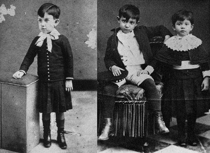 Pablo Picasso Unlulerin Cocukluk Fotograflari