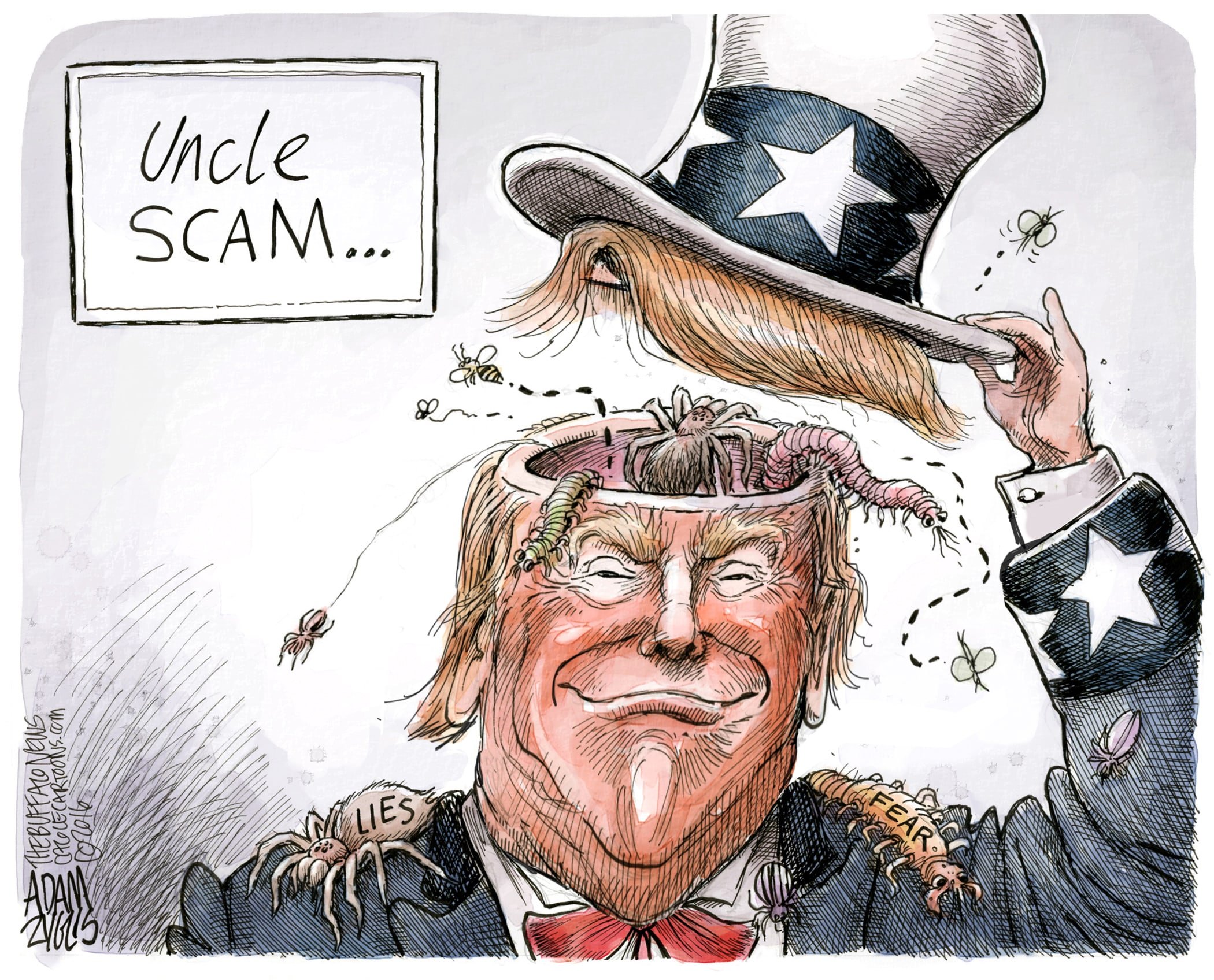 Sam Amca Donald Trump Donald Trump Karikaturleri