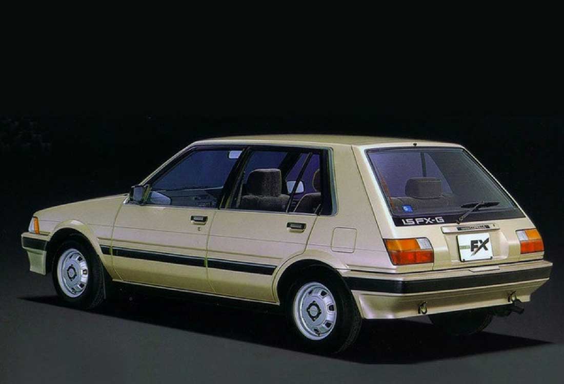 Toyota Corolla Fotograflari Ilk Uretimden Son Uretime Kadar Tarihsel Liste 1983 E80 Sport Coupe