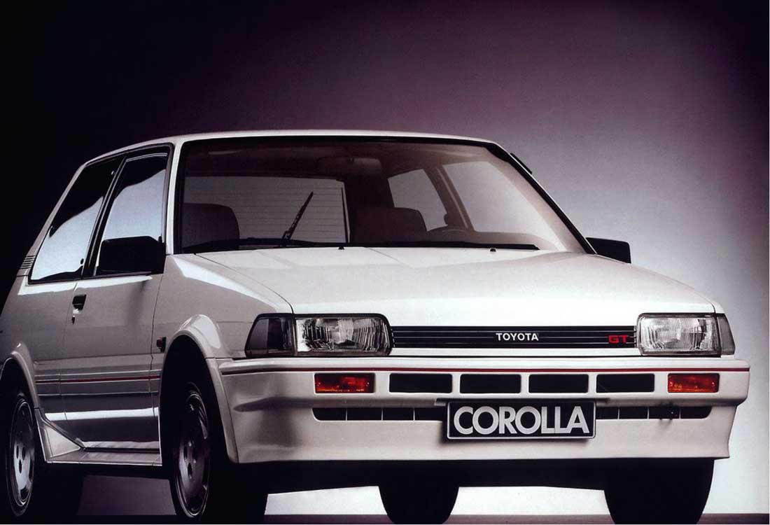 Toyota Corolla Fotograflari Ilk Uretimden Son Uretime Kadar Tarihsel Liste 1983 E80 Tek Kapi Coupe