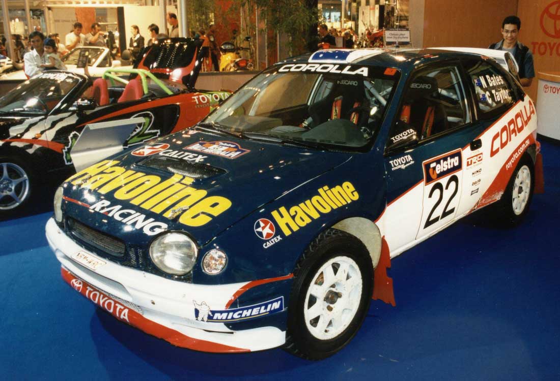 Toyota Corolla Fotograflari Ilk Uretimden Son Uretime Kadar Tarihsel Liste 1991 E100 Wrc Ralli Arabasi