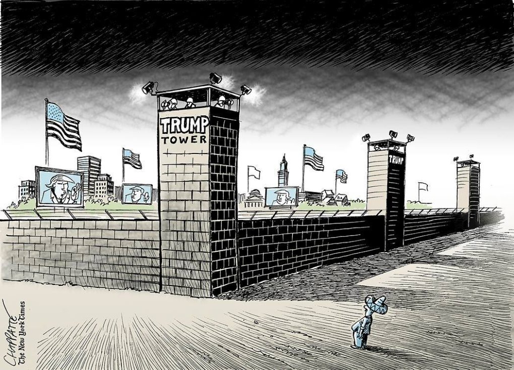 Trump Tower Donald Trump Karikaturleri
