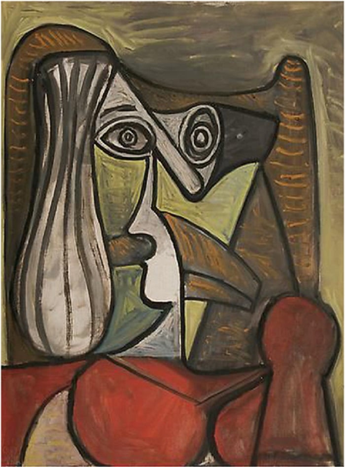 Buste De Femme Dans Un Fauteuil Pablo Picasso
