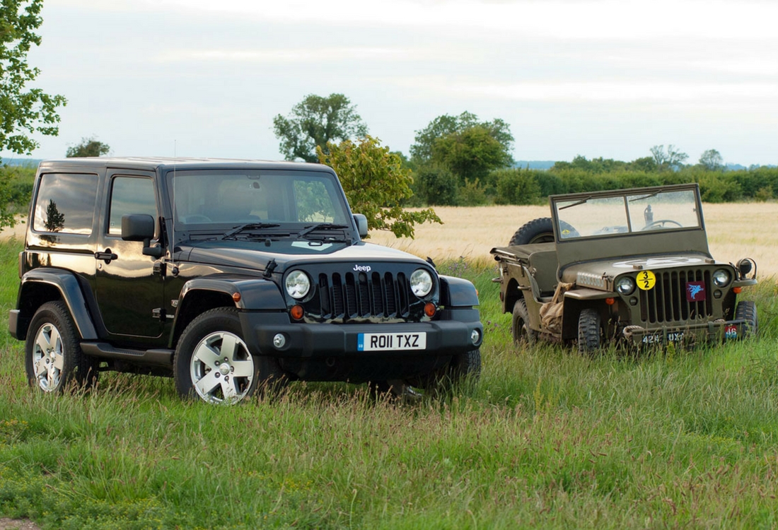 Eski Ve Yeni Modelleriyle Araba Fotografi Jeep Wrangler