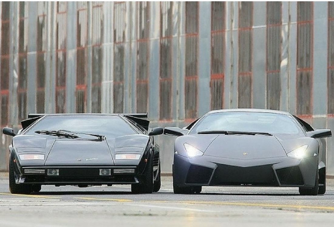 Eski Ve Yeni Modelleriyle Araba Fotografi Lamborghini