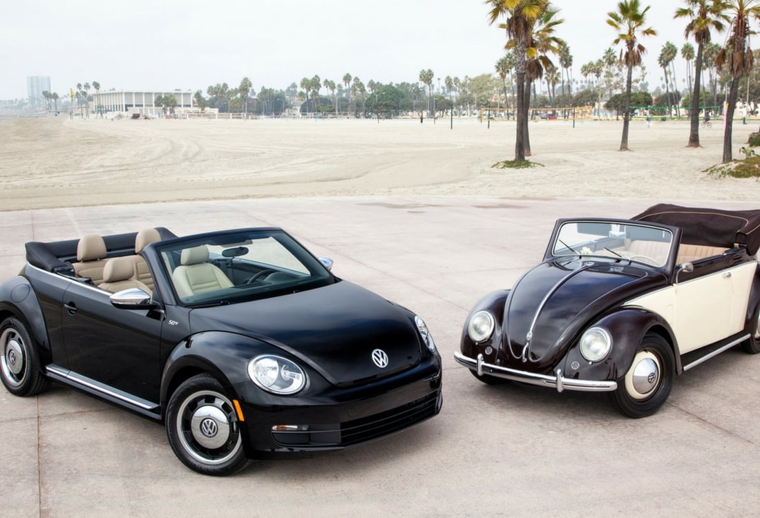 Eski Ve Yeni Modelleriyle Araba Fotografi Volkswagen Beetle